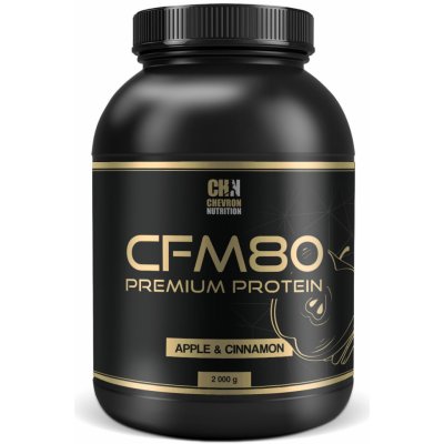Chevron Nutrition CFM80 Premium protein 2000 g Příchuť: Jablko & Skořice