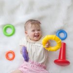 Playgro Plastové navlékací kroužky – Zboží Dáma