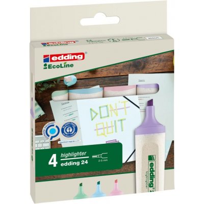 Edding Ecoline 24 sada 4 pastelových barev – Hledejceny.cz