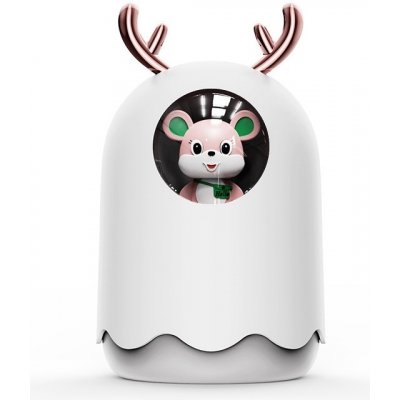 Humidifier Aroma difuzér Myška bílý 300 ml – Sleviste.cz