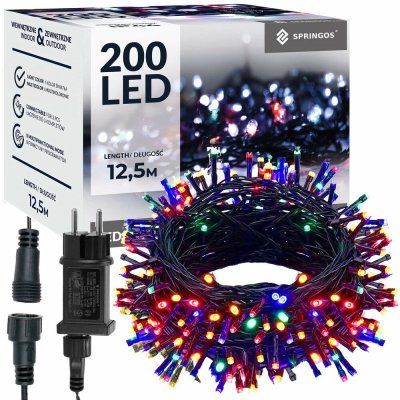 Springos CL4077 VÁNOČNÍ OSVĚTLENÍ 200 LED – Hledejceny.cz