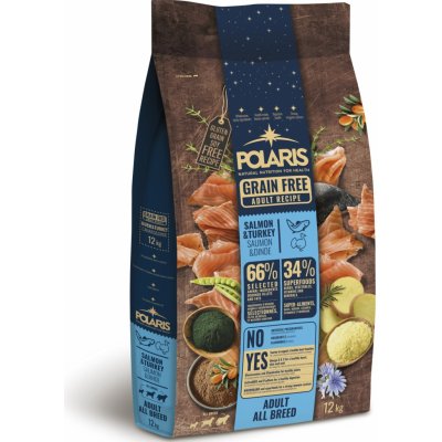 Polaris Grain Free Dog Adult All Breed Salmon & Turkey 12 kg