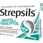 STREPSILS MENTOL A EUKALYPTUS ORM 0,6MG/1,2MG PAS 24 – Hledejceny.cz