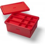 LEGO® box s organizérem červený 41310800 – Zboží Dáma