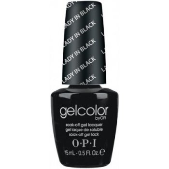 OPI Lady in Black GelColor GCT02 15 ml