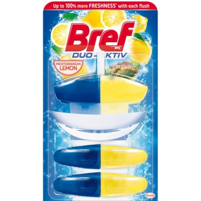 Bref Duo-Aktiv WC blok Lemon 3 x 50 ml – Zboží Mobilmania