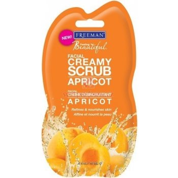 Freeman Meruňkový krémový pleťový peeling (Facial Creamy Scrub Apricot) 15 ml