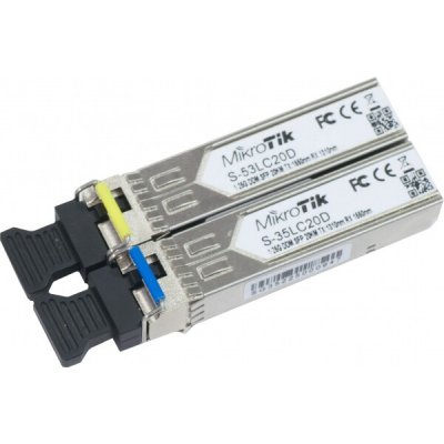 SFP modul Mikrotik S-3553LC20D WDM, pár, SM, 1.25G (20km) S-3553LC20D – Zboží Živě