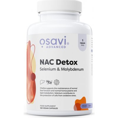 Osavi NAC Detox Selen a molybden 60 kapslí – Hledejceny.cz
