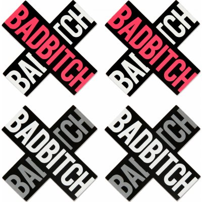 Peekaboos Premium Pasties Bad Bitch X – Zboží Dáma