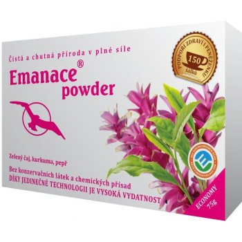 Phoenix Division Emanace powder zelený čaj kurkuma pepř 75 g