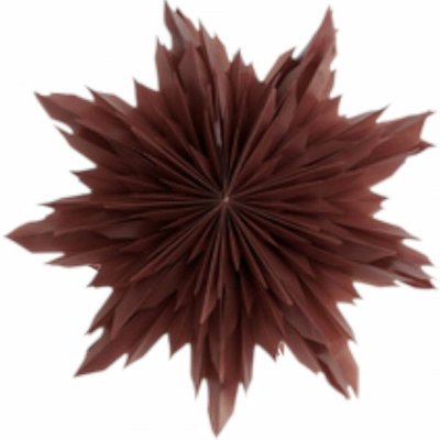 Watt & Veke Závěsná svítící hvězda Oslo Red Ochre 44 cm, červená barva, papír – Hledejceny.cz