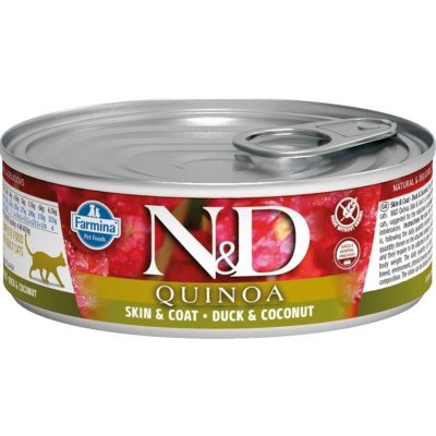 N&D Cat Quinoa Skin & Coat Duck & Coconut 80 g
