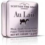 Scottish Fine Soaps mýdlo v plechu Au Lait 100 g – Sleviste.cz