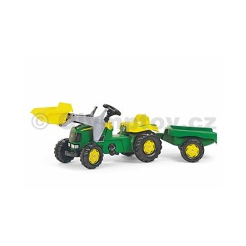 Rolly Toys John Deere nakladač + přívěs