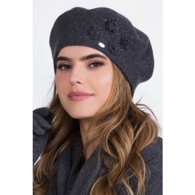Kamea dámský baret Ariel šedá – Hledejceny.cz