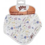 Kikko Bambusový slintáček XKKO BMB Digi Blue Wildflowers – Zboží Mobilmania