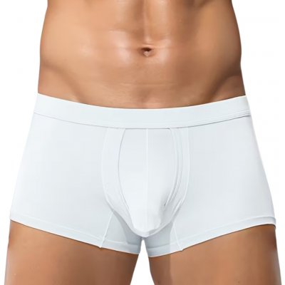 Erotické modré viskózové boxerky s váčkem pro intimní partie pro penis – Zboží Dáma