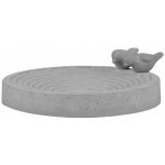 Esschert Design Ptačí pítko se schůdky 29 cm betonové – Zboží Mobilmania