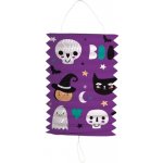 Papírový lampion Halloween fialový válec 16 x 22 cm – Hledejceny.cz