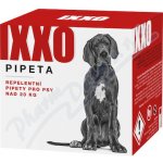 IXXO Repelentní pipeta pro psy nad 20 kg 6 x 10 ml – HobbyKompas.cz