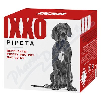 IXXO Repelentní pipeta pro psy nad 20 kg 6 x 10 ml – HobbyKompas.cz