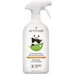 Attitude Eko univerzální čistič s vůní citronové kůry s rozprašovačem 800 ml – HobbyKompas.cz