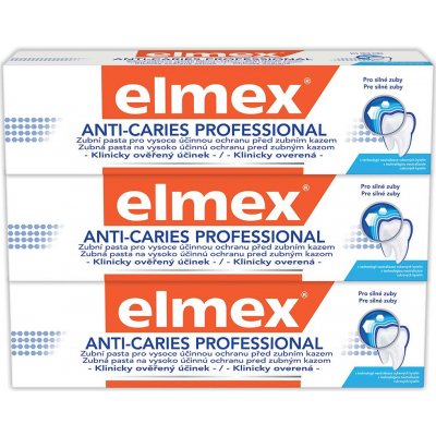 Elmex Anti Caries Protection Professional 3 x 75 ml – Zbozi.Blesk.cz