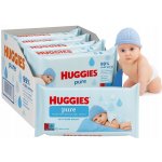 Huggies Pure vlhčené ubrousky 10 x 56 ks – Sleviste.cz