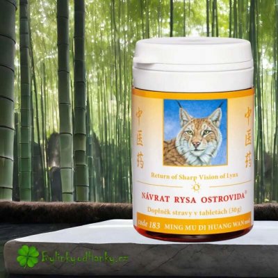 TCM Herbs Návrat rysa ostrovida R 183 100 tablet – Hledejceny.cz