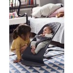 BabyBjörn Bouncer Bliss antracitová cotton – Zboží Mobilmania