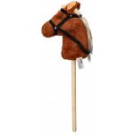 FAUNICA Kůň světle hnědý na tyči Hobby horse Scarlet – Zboží Dáma