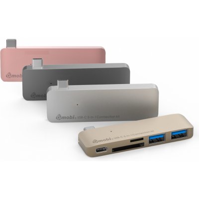 Gmobi Multi-port USB-C Hub GM-GN21B-RGold – Zboží Mobilmania
