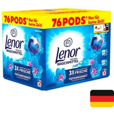 Lenor Universal Aprilfrisch kapsle na praní prádla 2 x 38 PD – Sleviste.cz