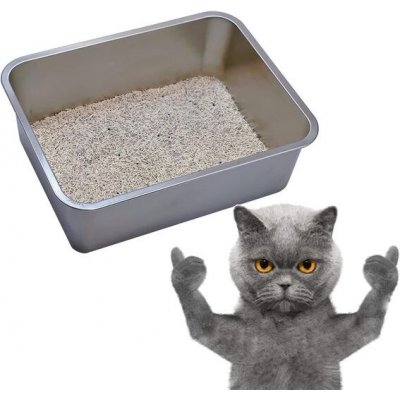 Kunwu toaleta z nerezové oceli 45 x 35 x 15 cm – Zboží Dáma