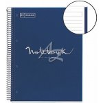 MIQUELRIUS poznámkový blok Emotions, A4 90g, linkovaný, karton, modrý 80 listů – Zboží Živě