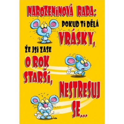 Ditipo Hrací přání Narozeninová rada Peha Spomaľ 224 x 157 mm