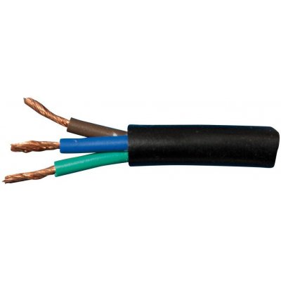 NKT - kabel CYSY H05VV-F 3G1,5 černá – HobbyKompas.cz