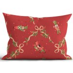 MKLuzkoviny.cz Vánoční bavlna Renforcé Louskáček červené 50 x 70 cm – Zboží Mobilmania