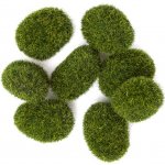 Dekorační mechové kameny 8 ks – Zboží Dáma