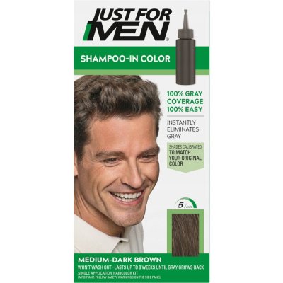 Just For Men Shampoo-in Haircolour H40 Medium Dark Brown 66 ml – Zbozi.Blesk.cz