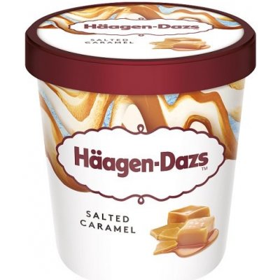 Häagen-Dazs Karamelová zmrzlina smetanová s polevou se slaným máslovým karamelem 460ml – Zboží Dáma