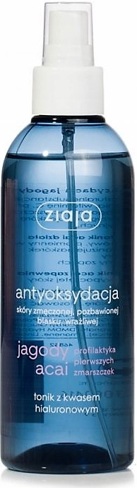 Ziaja Acai Berry pleťový tonik s kyselinou hyaluronovou rozprašovač 200 ml  od 79 Kč - Heureka.cz