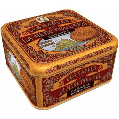 LA MÉRE POULARD Coffret Collector Sablés Caramel sušenky 250 g – Zboží Dáma