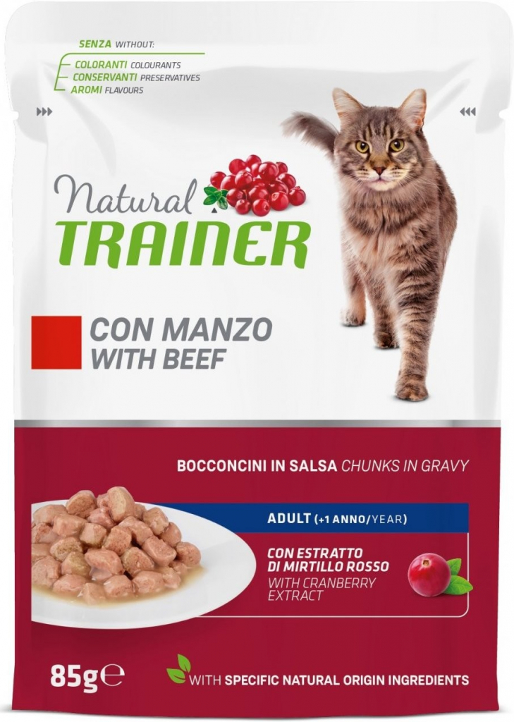 Trainer Natural CAT AD. hovězí 85 g