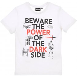 Sun City dětské tričko Star Wars Dark side bílé