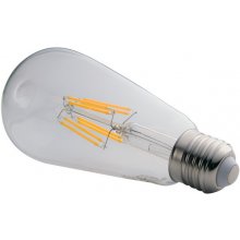 LEDtechnics LED žárovka E27 filament průhledná bílá teplá 14W