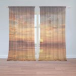 Záclony Oranžové slunce: 2 ks - 150x250 cm - Sablio – Hledejceny.cz