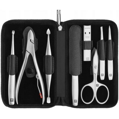 Zwilling TWINOX manikúra 8 ks kůže Nappa černá 97103-004 – Zboží Dáma