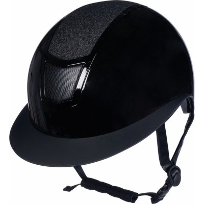 HKM Helma jezdecká Shiny Diamond černá – Zboží Dáma